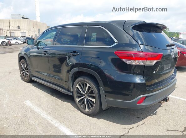 5TDBZRFH0HS378215 2017 TOYOTA HIGHLANDER Черный Задняя левая четверть