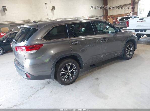 5TDBZRFH0JS814146 2018 TOYOTA HIGHLANDER Gray Tył prawy