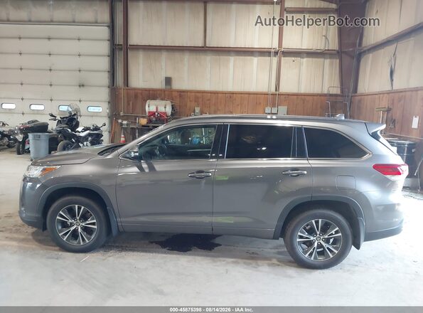 5TDBZRFH0JS814146 2018 TOYOTA HIGHLANDER Gray Widok wnętrza 360 stopni