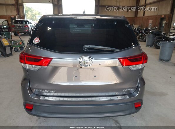 5TDBZRFH0JS814146 2018 TOYOTA HIGHLANDER Gray 