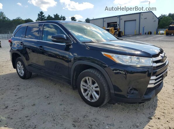 5TDBZRFH0JS911458 2018 TOYOTA HIGHLANDER Black Առջևի աջ