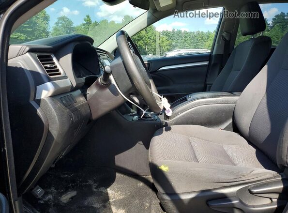 5TDBZRFH0JS911458 2018 TOYOTA HIGHLANDER Black Սալոնի դիմացի տեսք