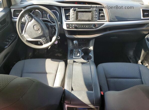 5TDBZRFH0JS911458 2018 TOYOTA HIGHLANDER Black Առջևի վահանակի տեսք