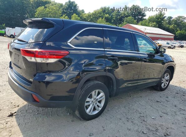 5TDBZRFH0JS911458 2018 TOYOTA HIGHLANDER Black Հետևի աջ