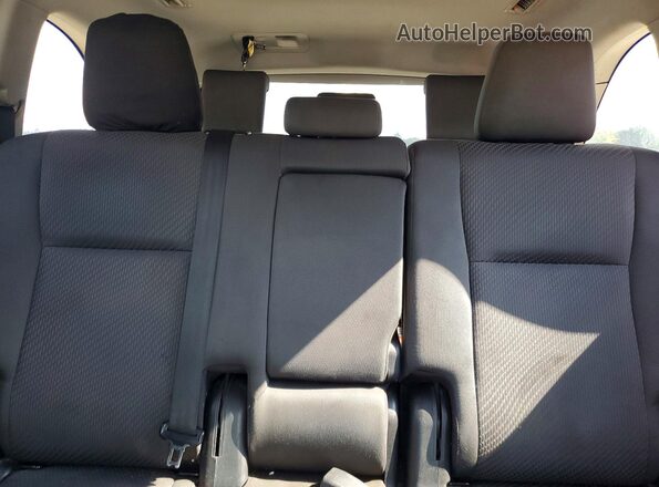 5TDBZRFH0JS911458 2018 TOYOTA HIGHLANDER Black Հետևի նստատեղերի տեսք