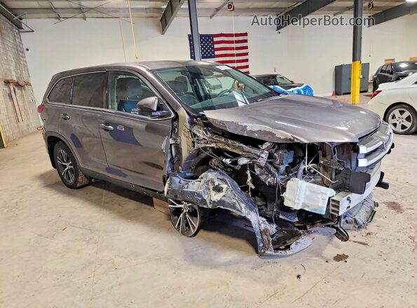5TDBZRFH0KS942632 2019 TOYOTA HIGHLANDER Gray წინა მარჯვენა