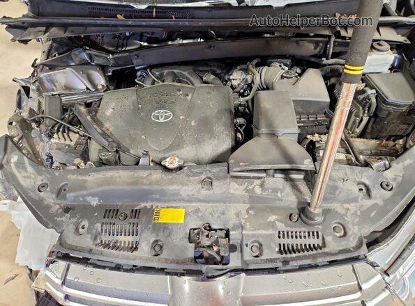 5TDBZRFH0KS942632 2019 TOYOTA HIGHLANDER Gray ძრავის განყოფილების ხედი