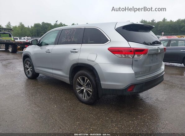 5TDBZRFH1HS402389 2017 TOYOTA HIGHLANDER Silver Rear left