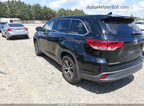 5TDBZRFH1HS405325 2017 TOYOTA HIGHLANDER Black Հետևի ձախ