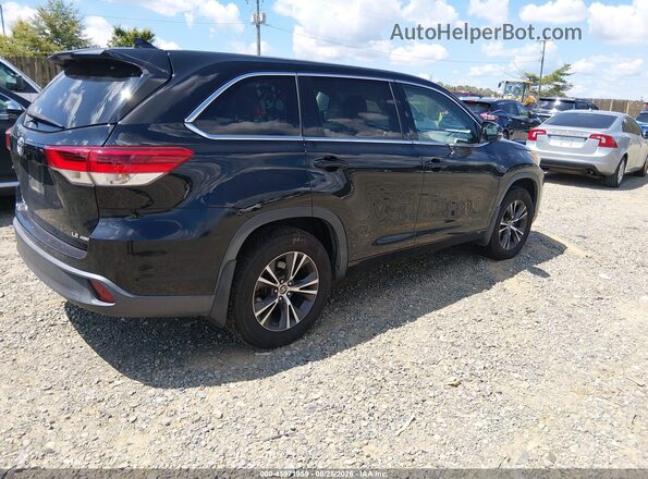 5TDBZRFH1HS405325 2017 TOYOTA HIGHLANDER Black Հետևի աջ