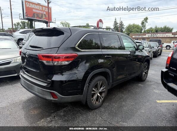 5TDBZRFH1JS883847 2018 TOYOTA HIGHLANDER Black უკანა მარჯვენა