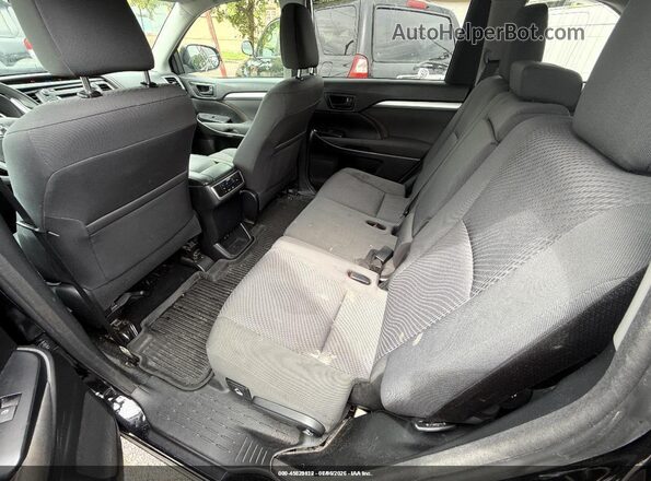 5TDBZRFH1JS883847 2018 TOYOTA HIGHLANDER Black VIN კოდის სტიკერის ხედი