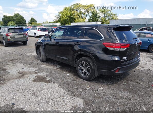 5TDBZRFH2HS471690 2017 TOYOTA HIGHLANDER Черный Задняя левая четверть