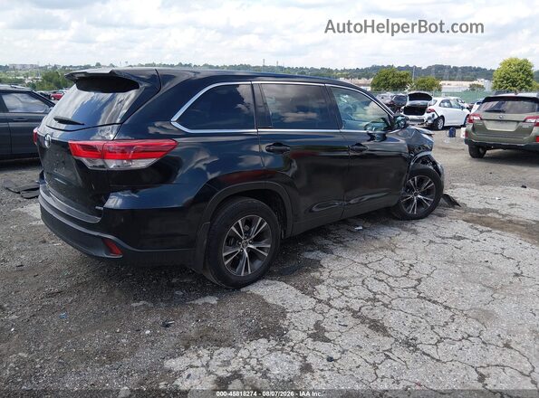 5TDBZRFH2HS471690 2017 TOYOTA HIGHLANDER Черный Задняя правая четверть