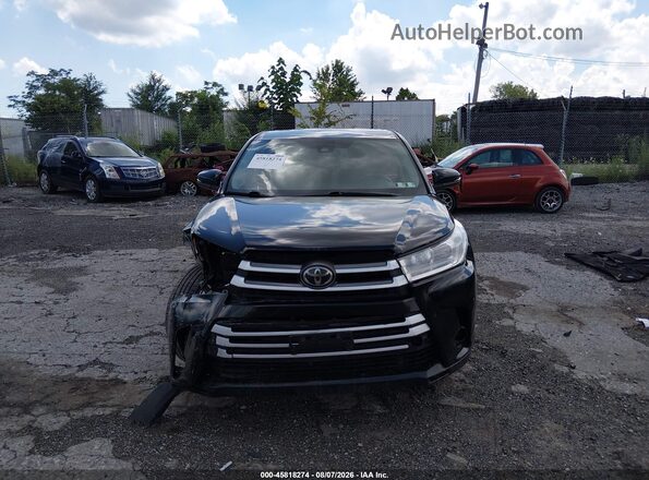 5TDBZRFH2HS471690 2017 TOYOTA HIGHLANDER Черный Вид панели приборов