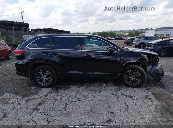 5TDBZRFH2HS471690 2017 TOYOTA HIGHLANDER Черный Вид щитка приборов