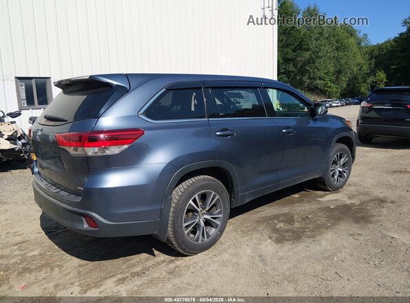5TDBZRFH2JS868287 2018 TOYOTA HIGHLANDER Blue Tył prawy
