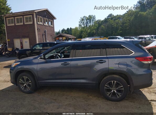 5TDBZRFH2JS868287 2018 TOYOTA HIGHLANDER Blue 