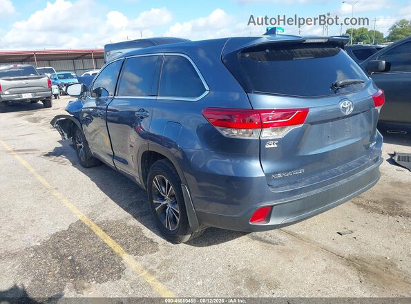 5TDBZRFH3HS473013 2017 TOYOTA HIGHLANDER Blue Задня ліва чверть