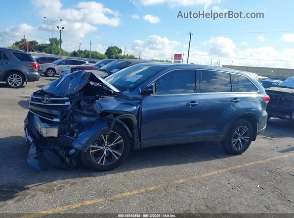 5TDBZRFH3HS473013 2017 TOYOTA HIGHLANDER Blue Панорамний вид салону 360°