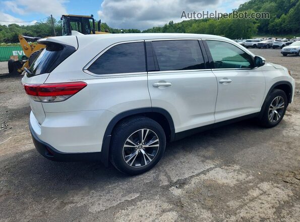 5TDBZRFH3KS729898 2019 TOYOTA HIGHLANDER White Rear right