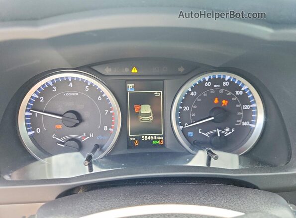 5TDBZRFH3KS729898 2019 TOYOTA HIGHLANDER White Instrument cluster view