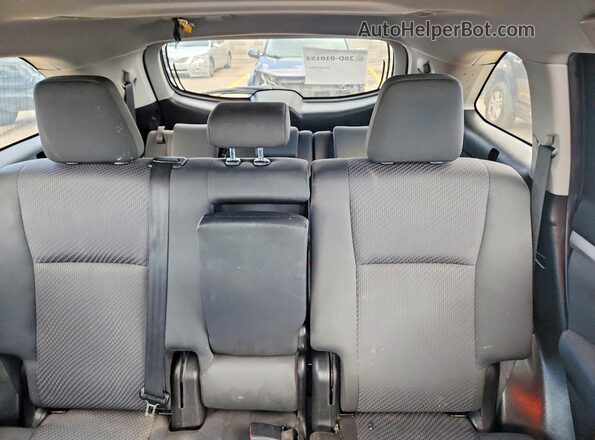 5TDBZRFH3KS965130 2019 TOYOTA HIGHLANDER Blue Vista de los asientos traseros