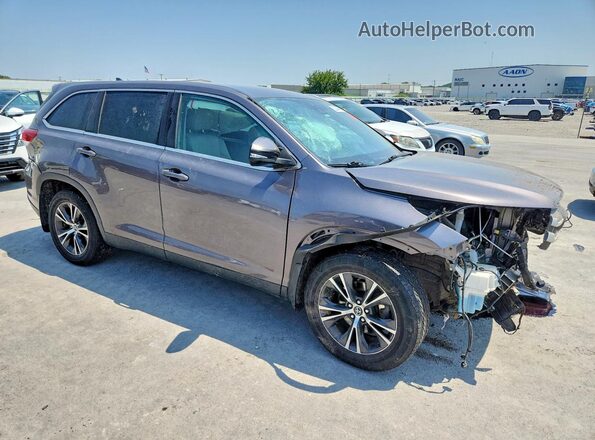 5TDBZRFH4KS954640 2019 TOYOTA HIGHLANDER Charcoal Առջևի աջ