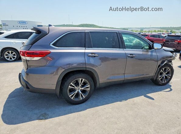 5TDBZRFH4KS954640 2019 TOYOTA HIGHLANDER Charcoal Հետևի աջ