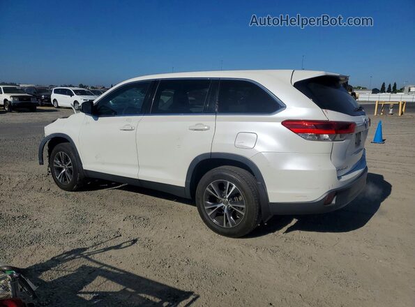 5TDBZRFH4KS981207 2019 TOYOTA HIGHLANDER White Задня ліва чверть