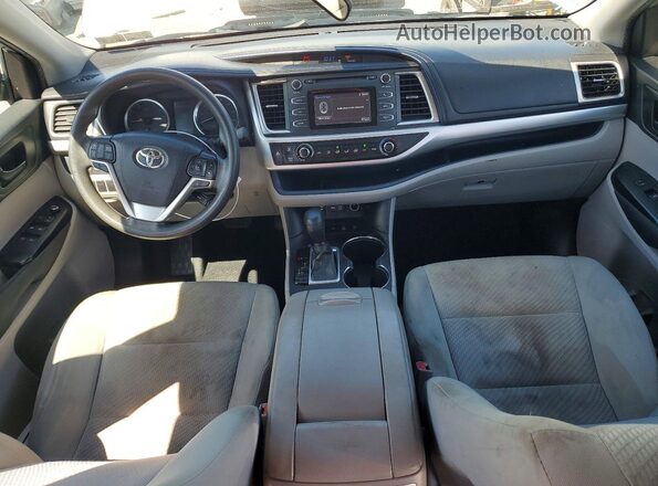 5TDBZRFH5KS967901 2019 TOYOTA HIGHLANDER Silver Առջևի վահանակի տեսք