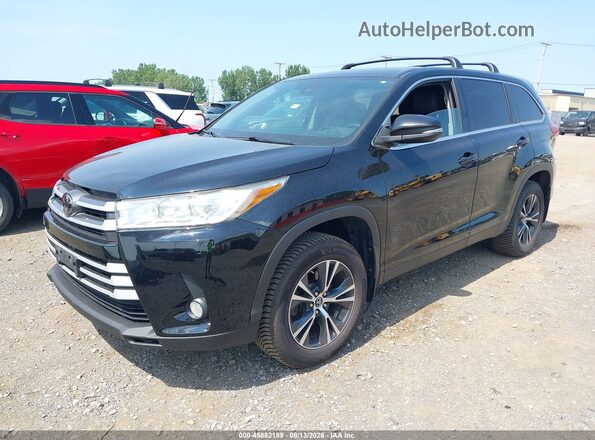 5TDBZRFH5KS974332 2019 TOYOTA HIGHLANDER Black Vista tres cuartos delantera izquierda