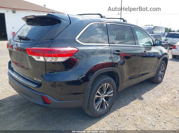 5TDBZRFH5KS974332 2019 TOYOTA HIGHLANDER Black Trasero derecho
