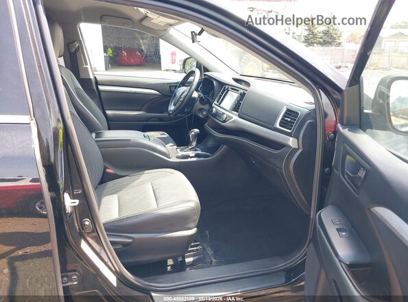 5TDBZRFH5KS974332 2019 TOYOTA HIGHLANDER Black Vista interior delantera