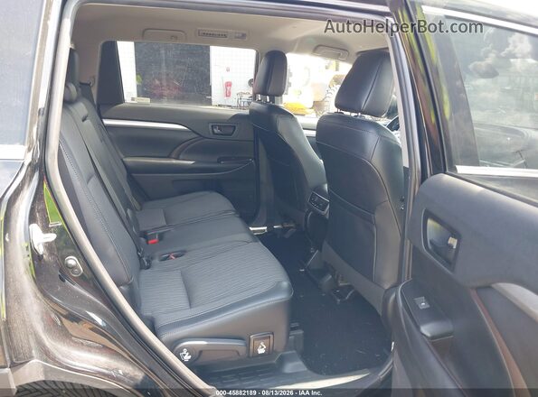 5TDBZRFH5KS974332 2019 TOYOTA HIGHLANDER Black Vista de la etiqueta del VIN