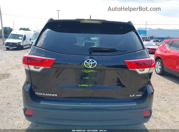 5TDBZRFH5KS974332 2019 TOYOTA HIGHLANDER Black 