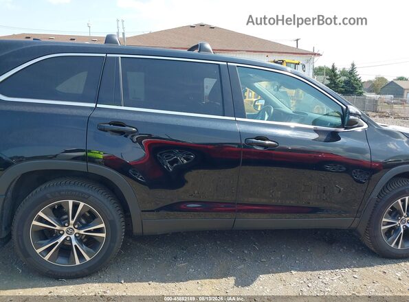 5TDBZRFH5KS974332 2019 TOYOTA HIGHLANDER Black Vista interior trasera