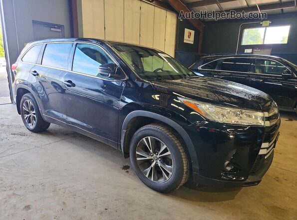5TDBZRFH6JS808738 2018 TOYOTA HIGHLANDER Черный Передняя правая четверть