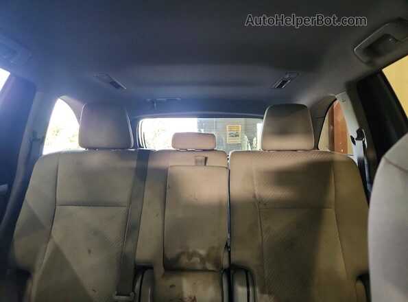 5TDBZRFH6JS808738 2018 TOYOTA HIGHLANDER Черный Вид задних сидений