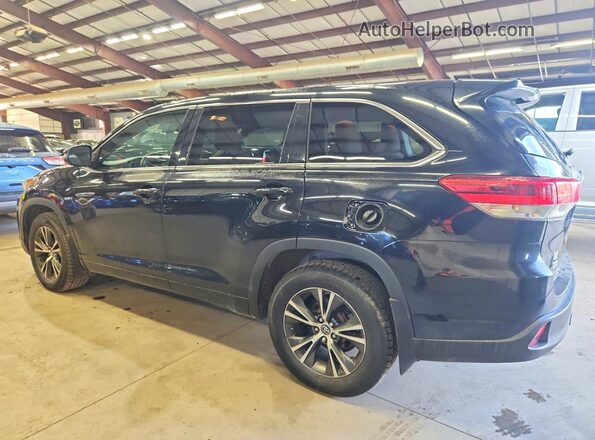 5TDBZRFH6JS808738 2018 TOYOTA HIGHLANDER Черный Задняя левая четверть