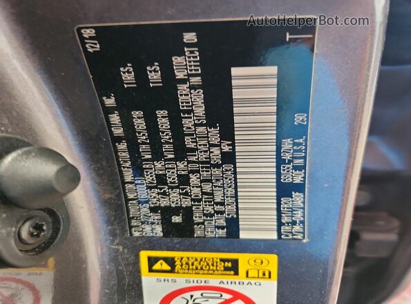 5TDBZRFH6KS950430 2019 TOYOTA HIGHLANDER Gray სალონის 360-გრადუსიანი ხედი