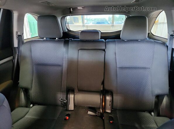 5TDBZRFH6KS950430 2019 TOYOTA HIGHLANDER Gray უკანა სავარძლების ხედი
