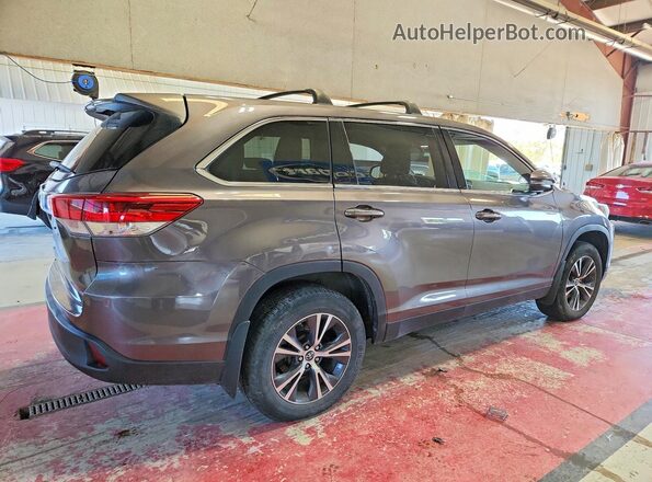 5TDBZRFH6KS950430 2019 TOYOTA HIGHLANDER Gray უკანა მარჯვენა