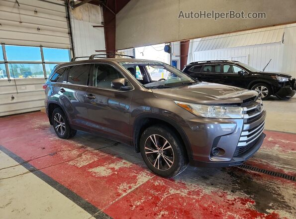 5TDBZRFH6KS950430 2019 TOYOTA HIGHLANDER Gray წინა მარჯვენა