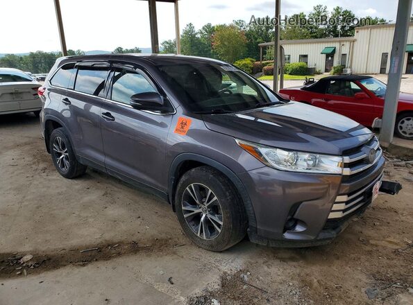 5TDBZRFH6KS962271 2019 TOYOTA HIGHLANDER Gray Przód prawy