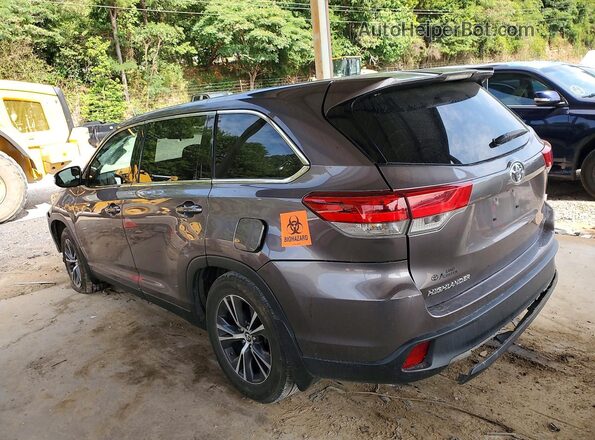 5TDBZRFH6KS962271 2019 TOYOTA HIGHLANDER Gray Tył lewy