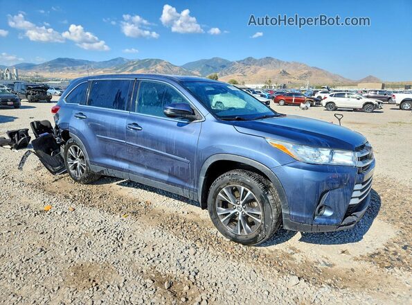 5TDBZRFH6KS962495 2019 TOYOTA HIGHLANDER Blue Առջևի աջ