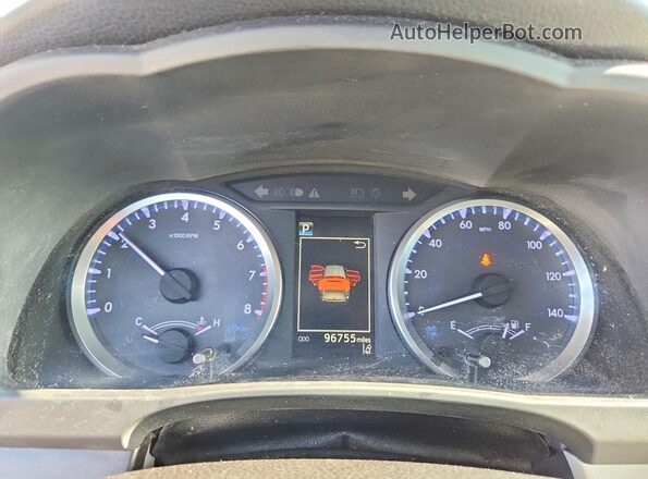 5TDBZRFH6KS962495 2019 TOYOTA HIGHLANDER Blue Սարքավորումների վահանակի տեսք