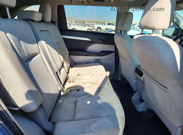 5TDBZRFH6KS962495 2019 TOYOTA HIGHLANDER Blue Սալոնի հետևի տեսք