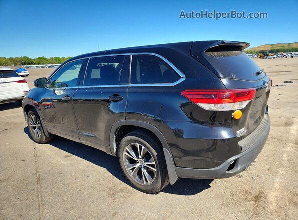 5TDBZRFH7HS377286 2017 TOYOTA HIGHLANDER Черный Задняя левая четверть